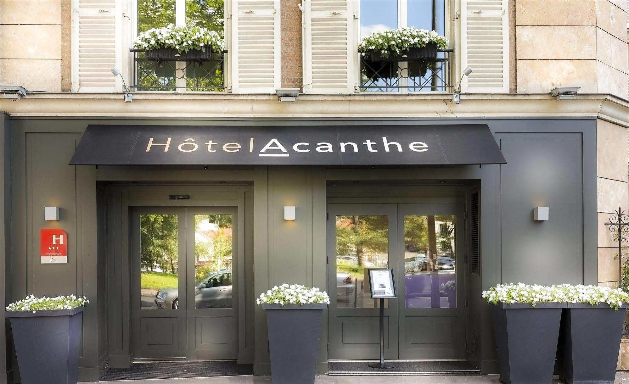 Hotel Acanthe - Boulogne Billancourt Exteriör bild